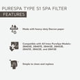 thumbnail image 3 of Intex 29001E PureSpa Type S1 Easy Ensemble Cartouches de Filtre pour Piscine (Lot de 12), 3 of 8