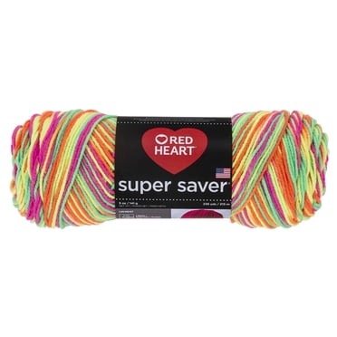 Red Heart® Super Saver® Yarn, Prints, Acrylic #4 Medium, 5oz/142g, 236 Yards