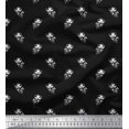 thumbnail image 1 of Soimoi Poly Georgette Fabric Floral Block Print Sewing Fabric Yard 52 Inch Wide, 1 of 3