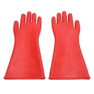 Safety Gants de protection, Gants électriques isolants confortables Caoutchouc pour la maison