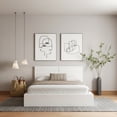 thumbnail image 2 of Nexera James King Platform Bed with Headboard White Oak, 2 of 7