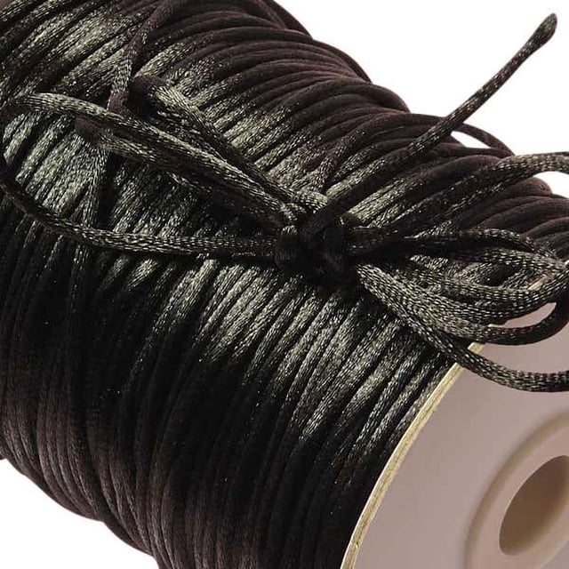 CHOK 100 yards Satin Rattail Cord 2mm shamballa nylon macrame kumihimo string
