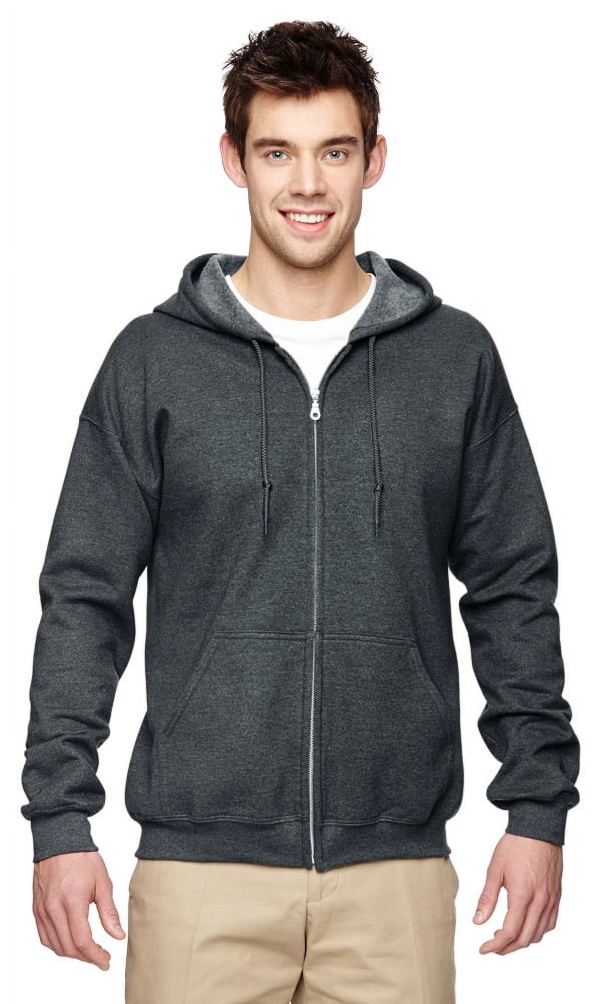 Gildan Adult Heavy Blend 8 oz., 50/50 Full-Zip Hooded Sweatshirt