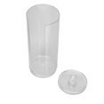 thumbnail image 3 of Cotton Pad Dispenser Container Transparent Cotton Pad Organizer Makeup Cotton Round Holder, 3 of 14