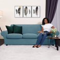 thumbnail image 2 of CHUN YI Sofa Cover with Separate Cushion Slipcover Stretch Checks, 2 of 7