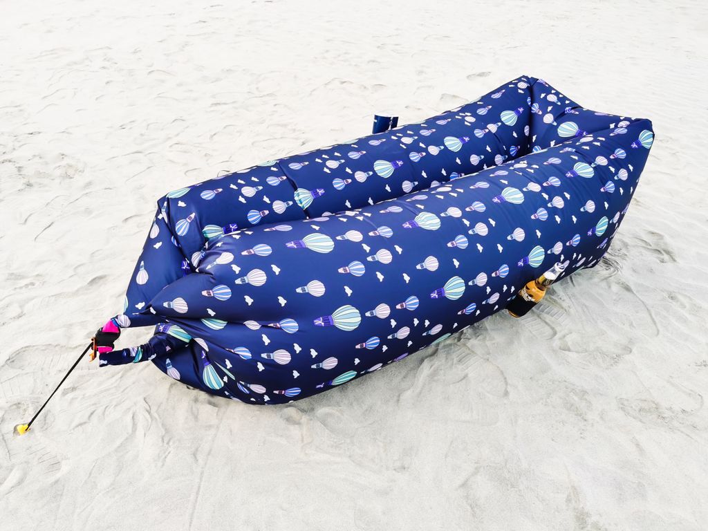Chaise d'Air Auto-Gonflable Sans Pompe, Plage, Parc, Piscine, Camping, Pêche Toute Activités de Plein Air-Conception de Ballon