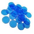 thumbnail image 4 of 100PCS/Set Plastic 19mm Chips Multi Color Markers Plastic 19mm color chips chips Fun Family Club Children Game Supplies Counting Math Toys, 4 of 9