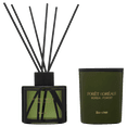 thumbnail image 1 of Bouclair Dark Green Boreal Forest Diffuser and Candle Set, 1 of 4