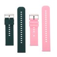 thumbnail image 1 of Shisuyan 2Pcs Silicone Strap Smartwatch Watch Band Decorative Watch Strap Replaceable Watchband, 1 of 9