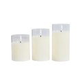 thumbnail image 4 of BOUGIE BLANCHE SANS FLAMME HOMETRENDS, paquet de 3, 4 of 5