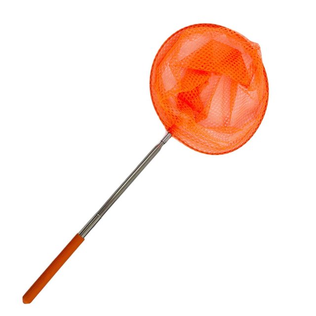 3-Pack Retractable Stainless Steel Pool Cleaning Nets, Durable for Outdoor Use, Beach Toys & Bug Catching