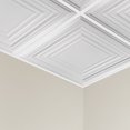 thumbnail image 3 of Great Lakes Tin Detroit Matte White 2ft x 2ft Lay In Ceiling Tiles (5 Pack), 3 of 6