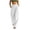 White, variant on Nfurl Womens Cargo Pants with Pockets Flowy Wide Leg Palazzo Pants Loose Fit High Waisted Trendy Summer Casual Going Out Pant Trousers White,L