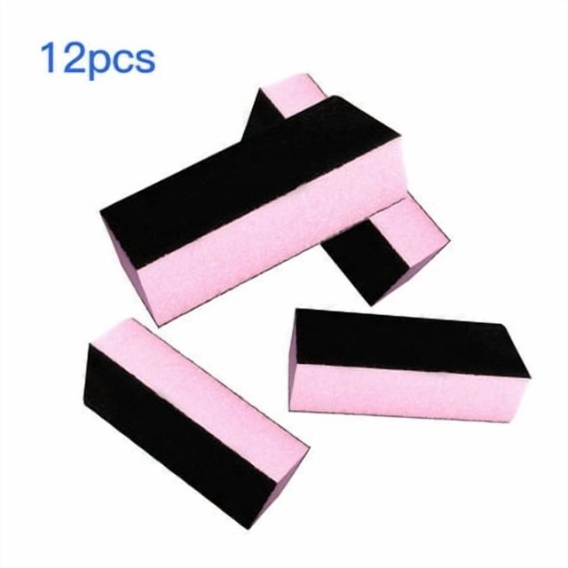 Shengyu 12pcs Nail File Blocks Nail Sanding Polishing Sponge Buffer Blocks Manicure Pedicure Tool