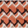 thumbnail image 4 of oneOone Organic Cotton Poplin Twill Fabric Chevron Geometric Printed Fabric 1 Yard 42 Inch Wide, 4 of 4