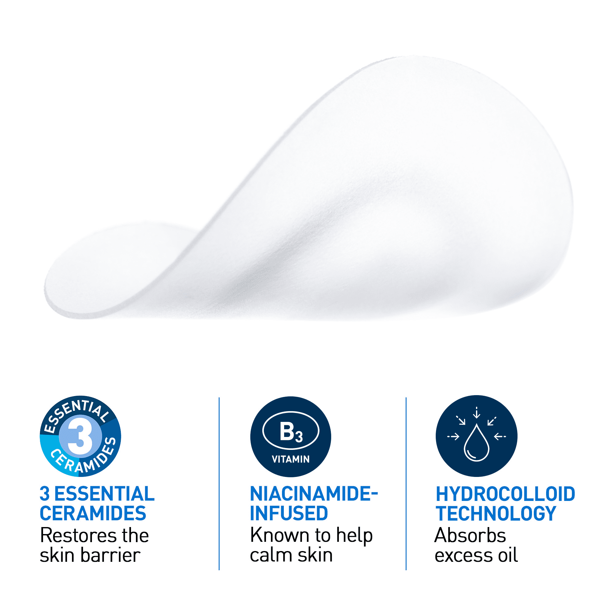 CeraVe Timbres Anti-Spot Barrière, Pansements Hydrocolloïdes Invisibles avec Céramides et Niacinamide