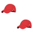 thumbnail image 2 of VONKY Wide Application Baseball Hat Fashionable Adjustable Fit Gifts Baseball Bump Caps Safety Bump Cap red 2Set, 2 of 6