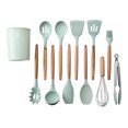 thumbnail image 1 of 11PCS Cooking Utensils Kitchen Utensil Set Silicone Kitchenware Set Wooden Handle&nbsp;Cookware Set Chef Nonstick Cookware Kitchen Gadgets, 1 of 8