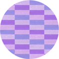 thumbnail image 1 of Ahgly Company Tapis Rond Lavable en Machine Intérieur Transitionnel Mauve Violet, 8 Pieds Rond, 1 of 7