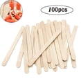 thumbnail image 3 of Fankiway 100 Pcs Craft Sticks Ice Cream Sticks Natural Wood Stick Craft Sticks, 3 of 6