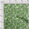 thumbnail image 2 of oneOone Cotton Jersey Green Fabric Tropical Craft Projects Decor Fabric Printed By The Yard 58 Inch Wide, 2 of 5