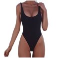 thumbnail image 2 of Babysbule Women's One-piece Swimsuit With Micro Elastic Suspender And Open Back Bikini Swimsuit Bathing Suit, 2 of 3