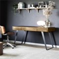 thumbnail image 2 of Allora Solid Acacia Wood Writing Desk in Golden Wheat, 2 of 7