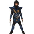 thumbnail image 1 of Costume de Ninja Bleu de Bataille pour enfant, 1 of 4