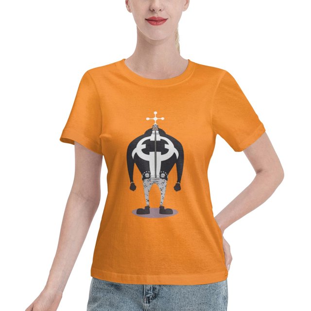 T-Shirt Basique à Manches Courtes pour Femme une Pièce Grand Ours
