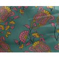 thumbnail image 4 of oneOone Georgette Viscose Fabric Leaves|Floral & Paisley Block Print Fabric By Yard 42 Inch Wide, 4 of 4