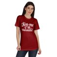 thumbnail image 1 of Inkmeso Embrasse-Moi Je Suis Vaccinée T-shirt Drôle Pro-Vaccin à Col Rond pour Femmes-RC, 1 of 8