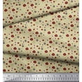 thumbnail image 3 of Soimoi Beige Moss Georgette Fabric Flower Artistic Fabric Prints By Yard 42 Inch Wide, 3 of 3