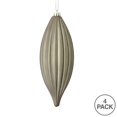 thumbnail image 2 of Vickerman M183287M 8 Po. Ornement de Ligne Mate en Étain 4 par Sac, 2 of 3