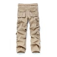 thumbnail image 4 of Mens Work Pants Cargo Mens Fashion Casual Cotton Multi-pocket Outdoors Work Trouser Cargo Long Pants, 4 of 9
