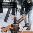 thumbnail image 4 of Firewood Cracker, Carbon Steel Manual Easy To Clean Firewood Splitter Portable  for Fireplaces Stoves for Camping, 4 of 7