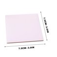 thumbnail image 2 of Transparent PET Sticky Notes Pack - Semi-See-Through Student Reminder Sheets for Books, Files & Office Annotation - 75x75mm, 2 of 8