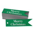 thumbnail image 1 of Inkdotpot Real Silver Foil Merry Christmas Tags Favor Hang Paper Tags 50 Pieces, 1 of 6