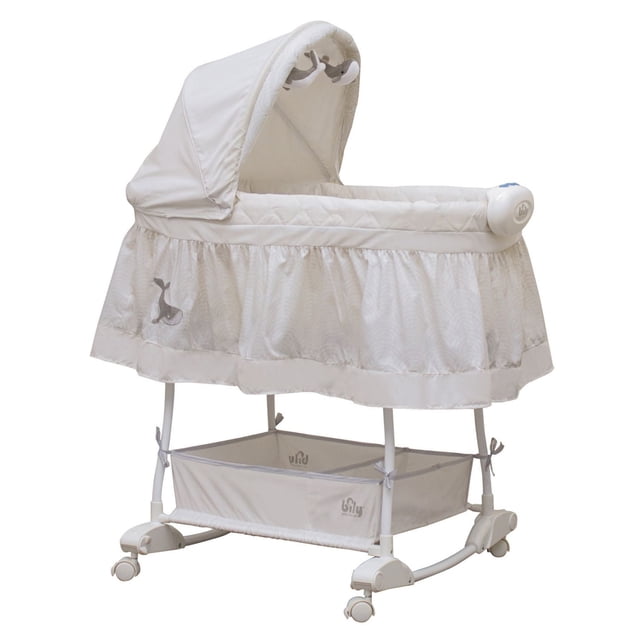 Bily Rocking or Stationary Baby Bassinet
