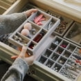 thumbnail image 5 of Amzcrzy Storage and Organization Storage Tray Jewelry Display Storage Box Desktop Organizer Makeup Storage Tray Earrings Studs Bracelet Ring Storage Rack Home Storage Organization and Storage, 5 of 5