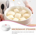 thumbnail image 2 of Cuiseur Vapeur pour Micro-Ondes Professionnel pour Riz et Poisson, Cuiseur Vapeur de Cuisine pour la Cuisson, 2 of 8