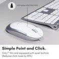 thumbnail image 3 of Macally Premium Bluetooth Keyboard and Mouse for Mac | Compatible Apple Wireless Keyboard and Mouse Combo (110 Keys Multi-Device Rechargeable) Keyboard Mouse for MacBook Pro/Air and iMac, 3 of 7