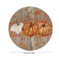 thumbnail image 2 of Cameland Table Mats Fall Newly Linen Maple Pumpkin Interest Print Round Placemats Home Decoration Vibe Arrangement, 2 of 6