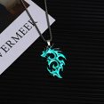 thumbnail image 1 of Chaîne de Pull Animal Glow Flame Dragon Collier Personnalité Punk Glow pendant, 1 of 6