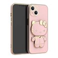 thumbnail image 1 of Hello Kitty Electroplated Plating Frame Phone Case For iPhone 11 12 13 14 Pro Max Mini XR XS X 8 7 6 6S Plus SE 2020 Back Cover LXY, 1 of 7