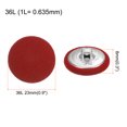 thumbnail image 2 of Unique Bargains 10pcs 36L Fabric Cloth Covered Button 23mm Round Metal Shank Sewing Buttons for Suits Dress Blouses, Red, 2 of 5