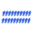 thumbnail image 2 of 20 Pcs/ensemble Couvre-Griffes pour Animaux, Clous en Résine, Capuchon de Protection, Manucure avec Colle, Fournitures pour Animaux, Bleu, m, 2 of 7