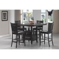 thumbnail image 3 of Coaster Jaden Upholstered Faux Leather Counter Height Stools in Black, 3 of 4