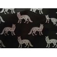 thumbnail image 4 of oneOone Cotton Silk Fabric Fox Block Print Fabric By The Yard 42 Inch Wide, 4 of 4