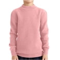 thumbnail image 1 of Posijego 4-18 Years Girls Boys Sweaters Crew Neck Solid Color Long Sleeve Knit Pullover Tops Fall Winter Clothes, 1 of 7
