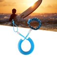 thumbnail image 2 of jinwen 10ft Surfboard Leash Surfing Leash Surfing Traction Rope TPU Lightweight Blue, 2 of 9